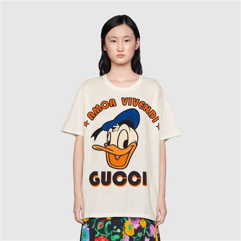 donald duck gucci shirt